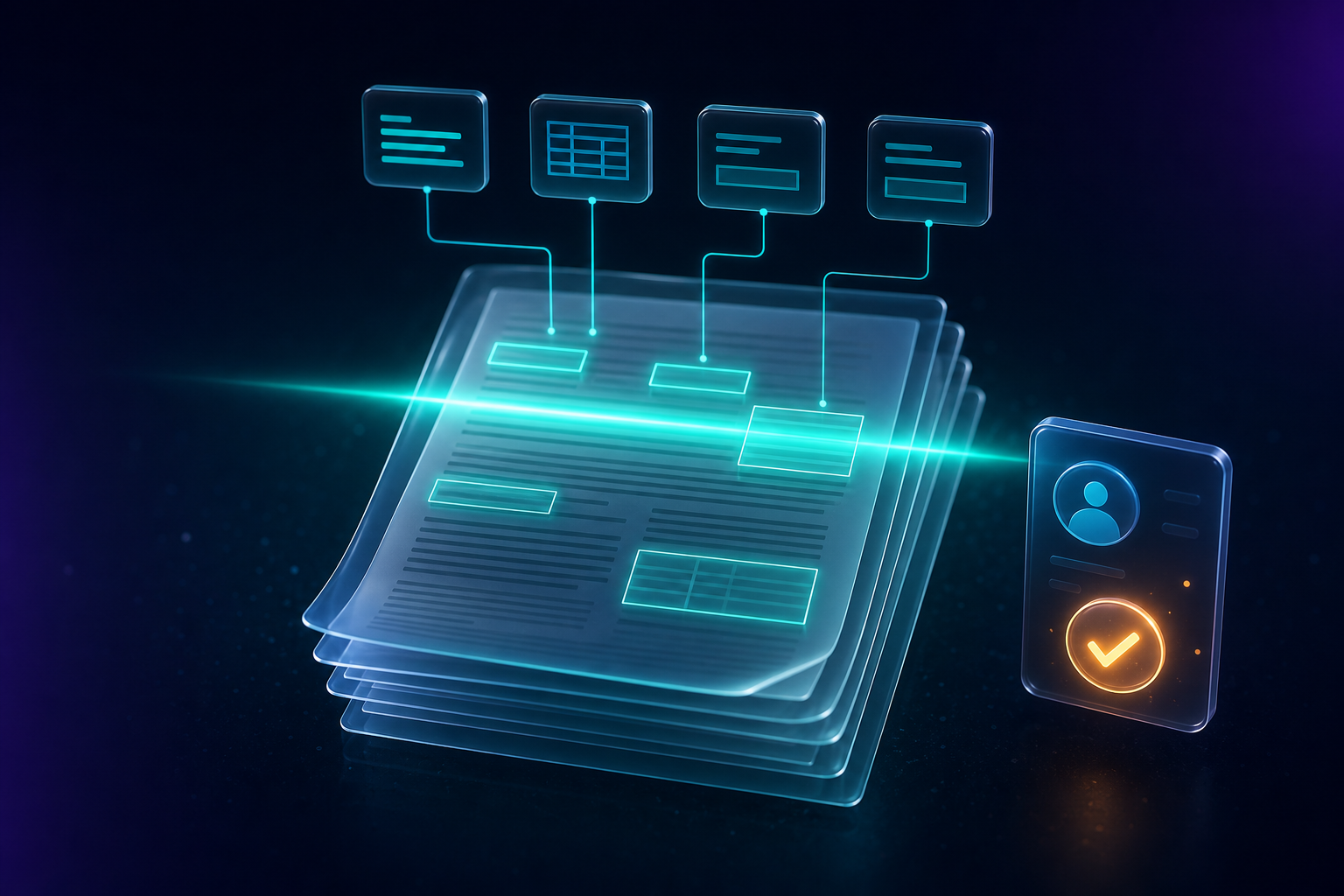 ZeaIQ document extraction illustration